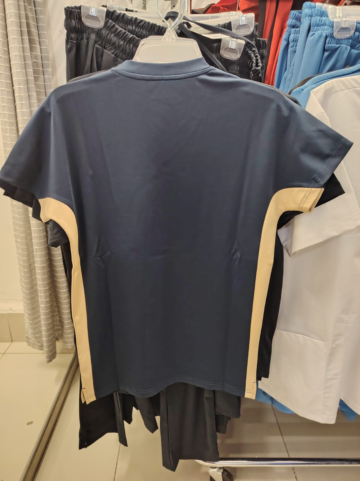 Filipina Quirúrgica 940 Azul Marino/ Beige Super Stretch Hombre