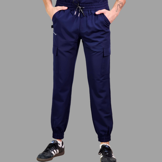 Jogger Antifluido Hombre 300 Azul Marino