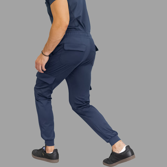 Jogger Est. 910 Quirúrgico Azul Marino Hombre Super Stretch, Scrubs Est. 910