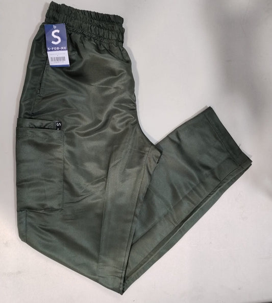Pantalón Mujer MicroF Verde Militar 5 bolsas.