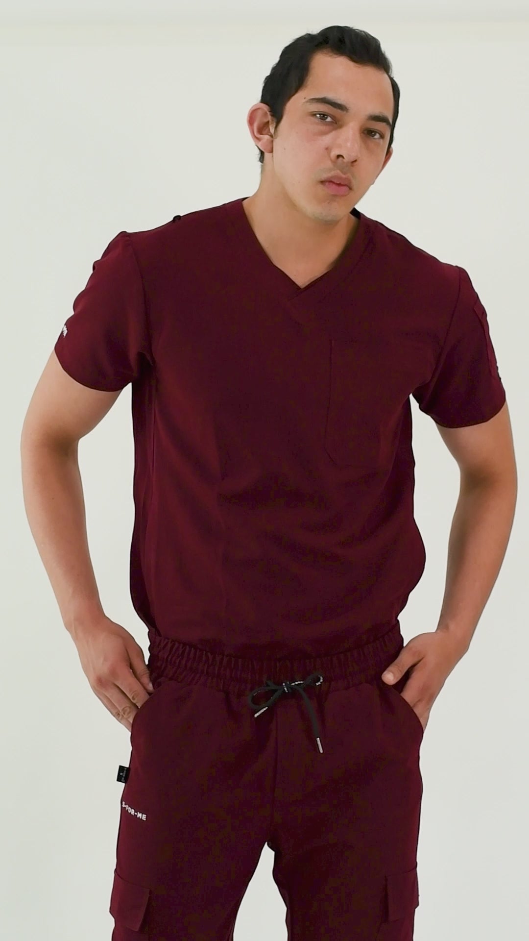 Filipina Quirurgica Antifluido Hombre Gris Perla, Scrubs 300