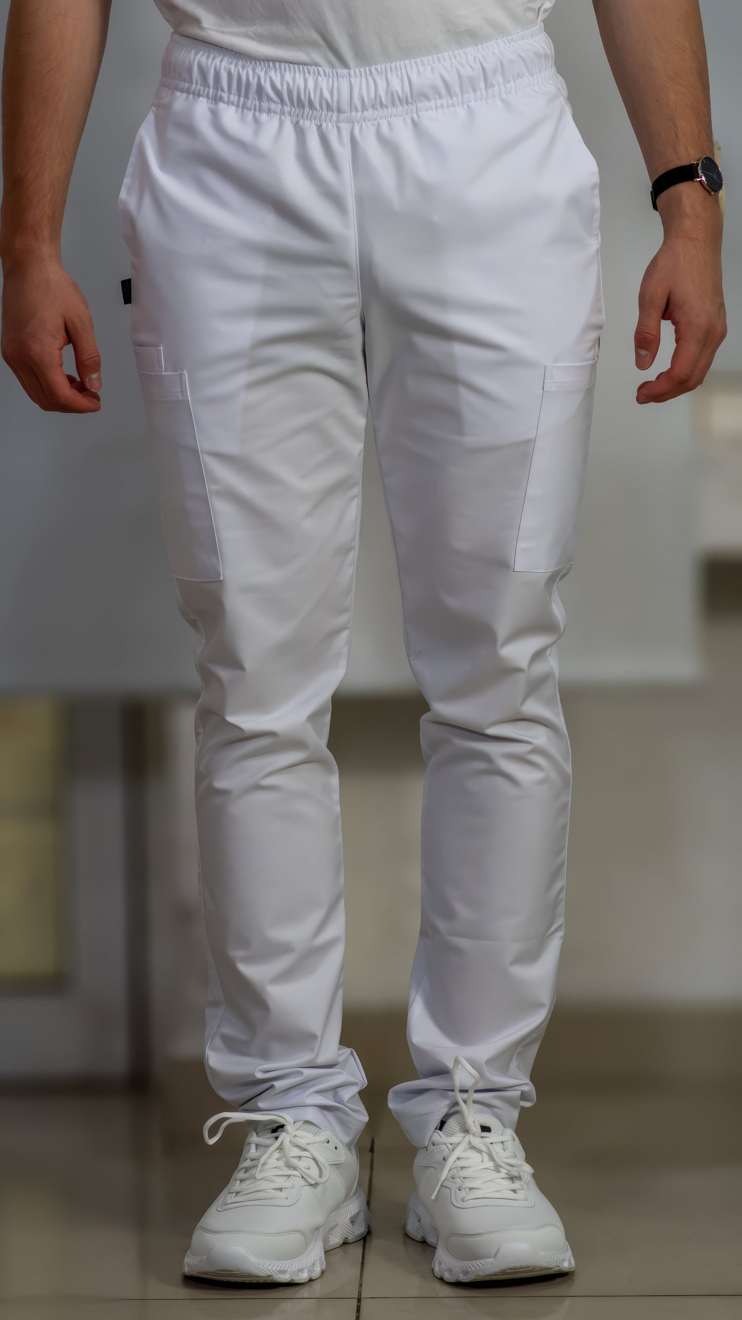 pantalones quirurgicos blancos