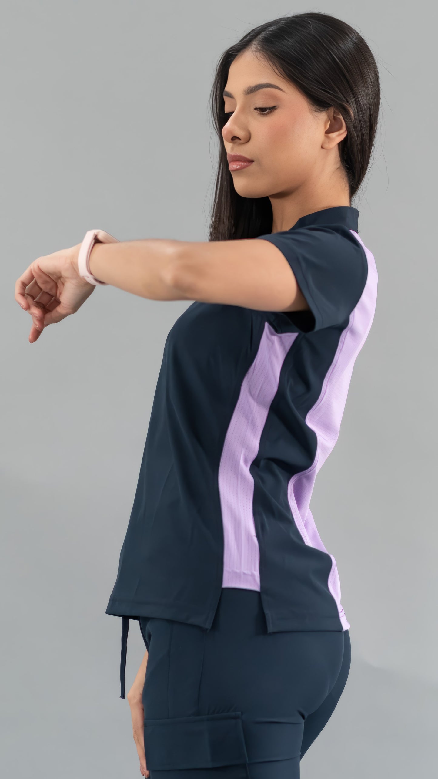 Filipina Quirúrgica Azul Mno/Lila Mujer, Scrubs 520