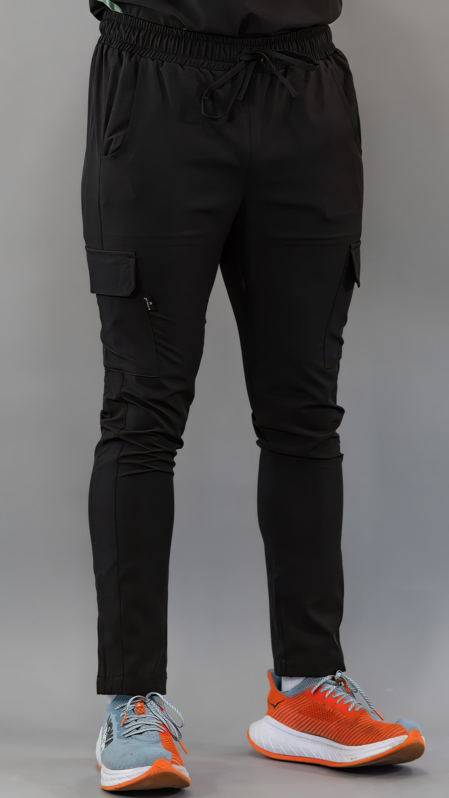 Pantalón Quirúrgico Skinny, Negro F.W Hombre, Scrubs 520