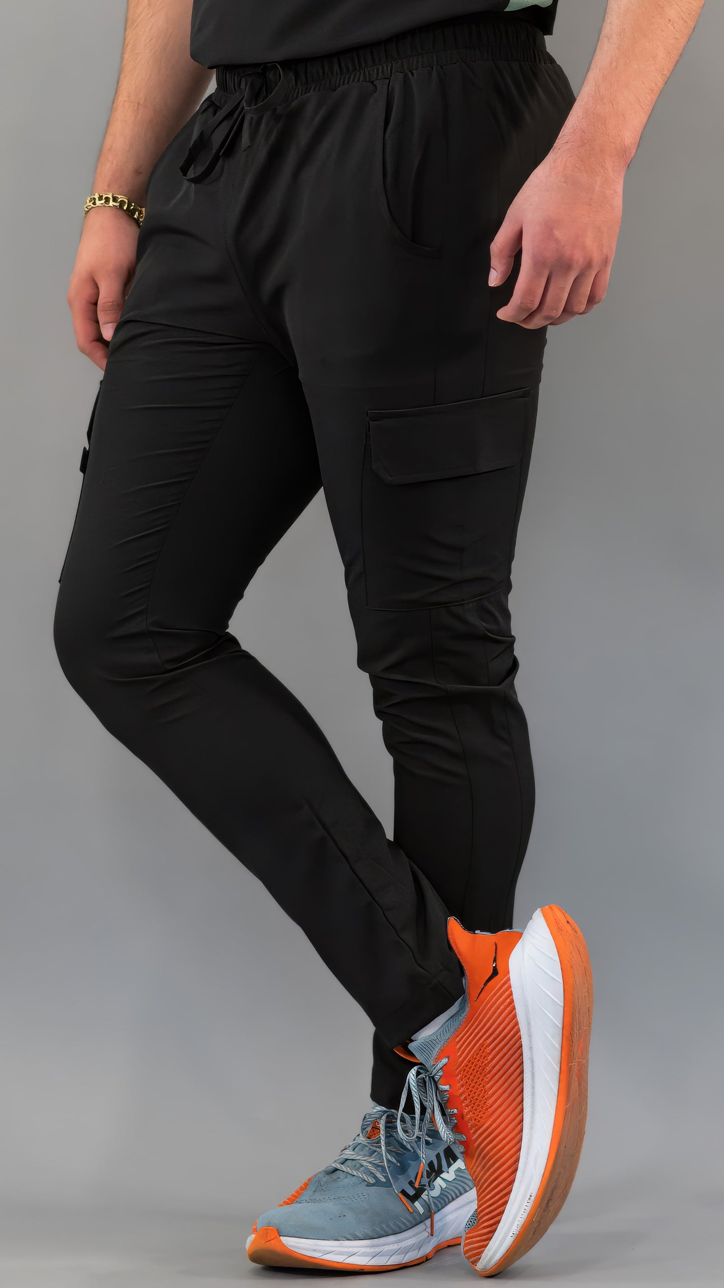 Pantalón Quirúrgico Skinny, Negro F.W Hombre, Scrubs 520