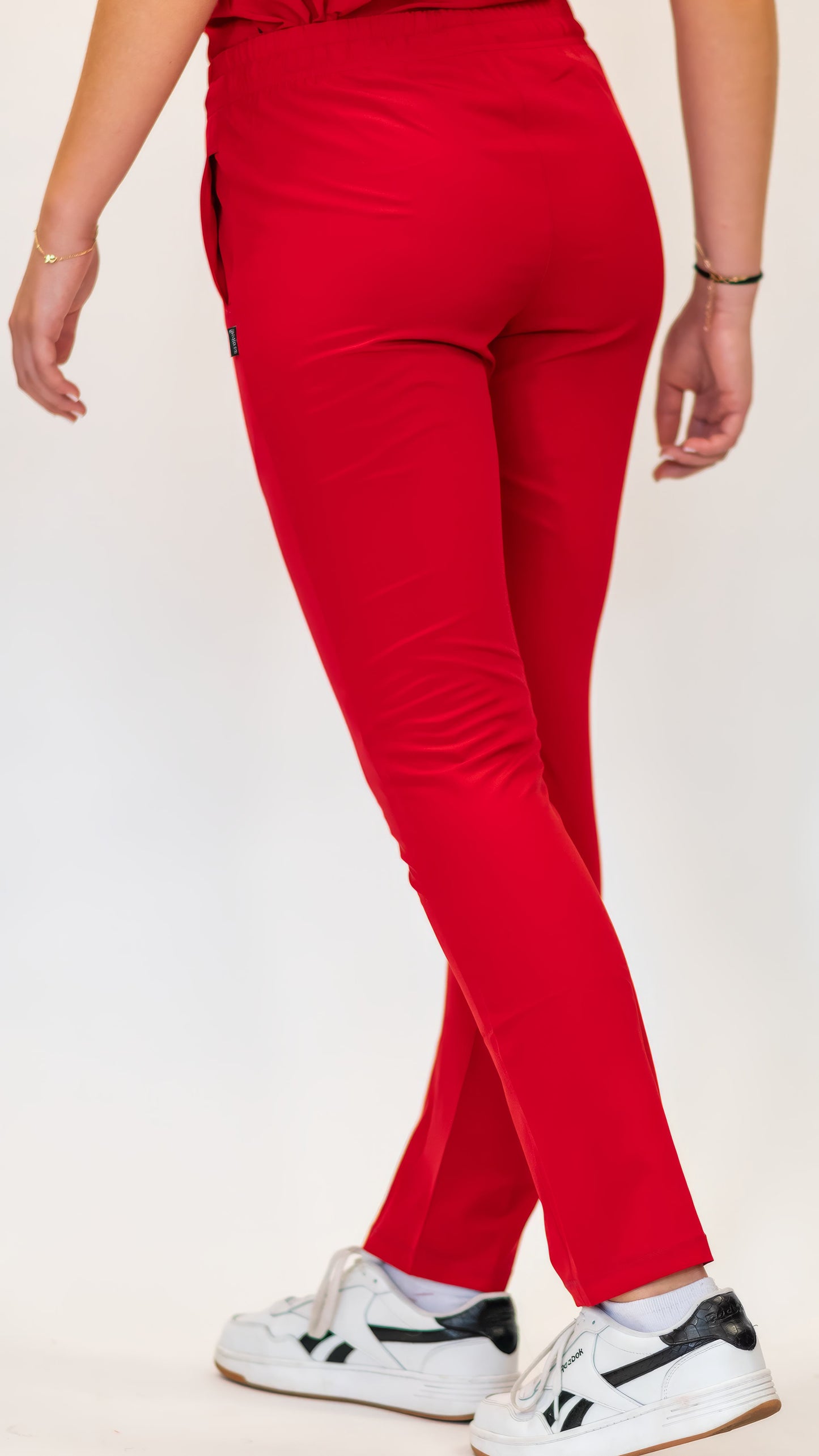 Pantalón Quirurgico 2 Bolsas Estilo 600 Rojo Mujer F.W