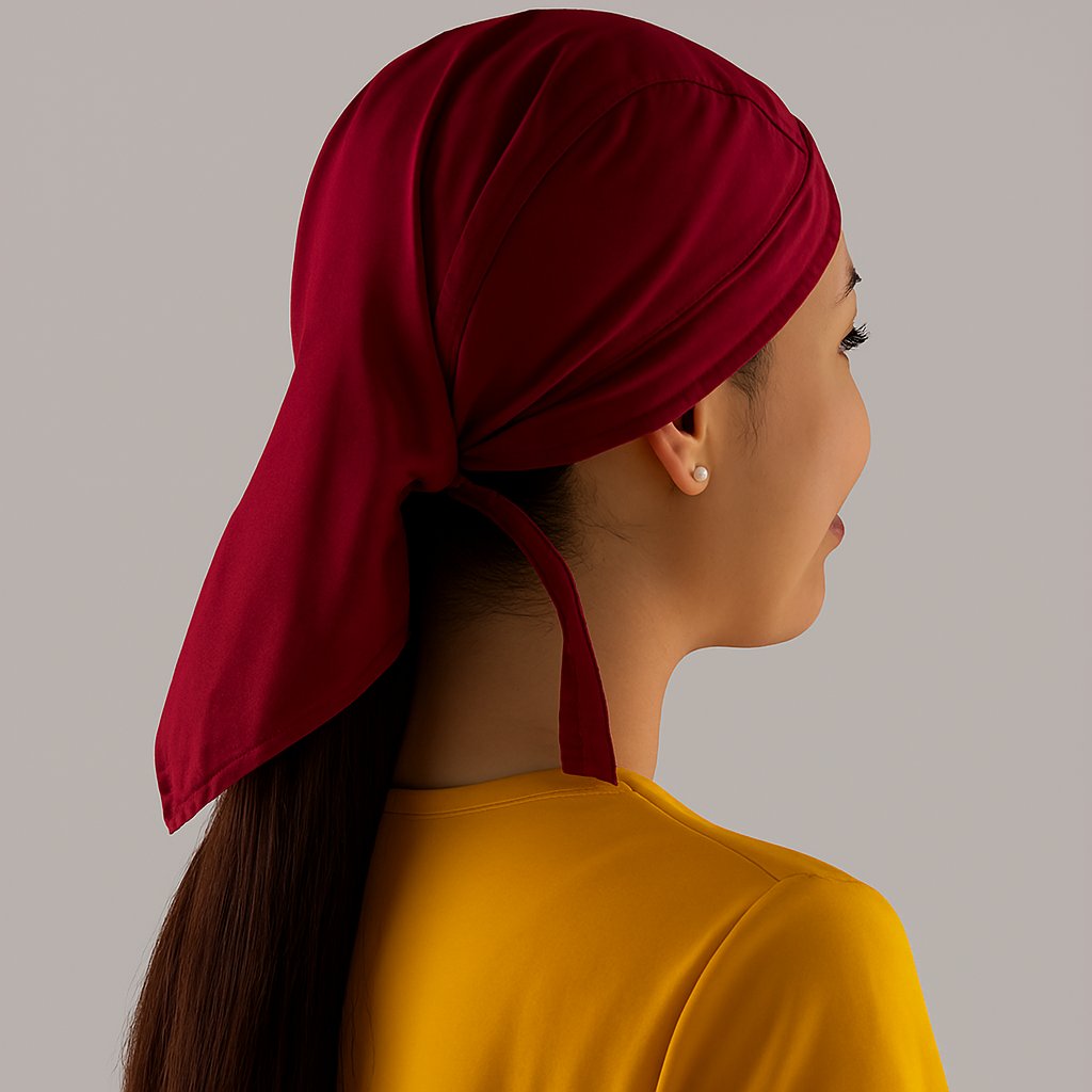 Gorro Quirúrgico Unisex Vino estilo 2 Fourways