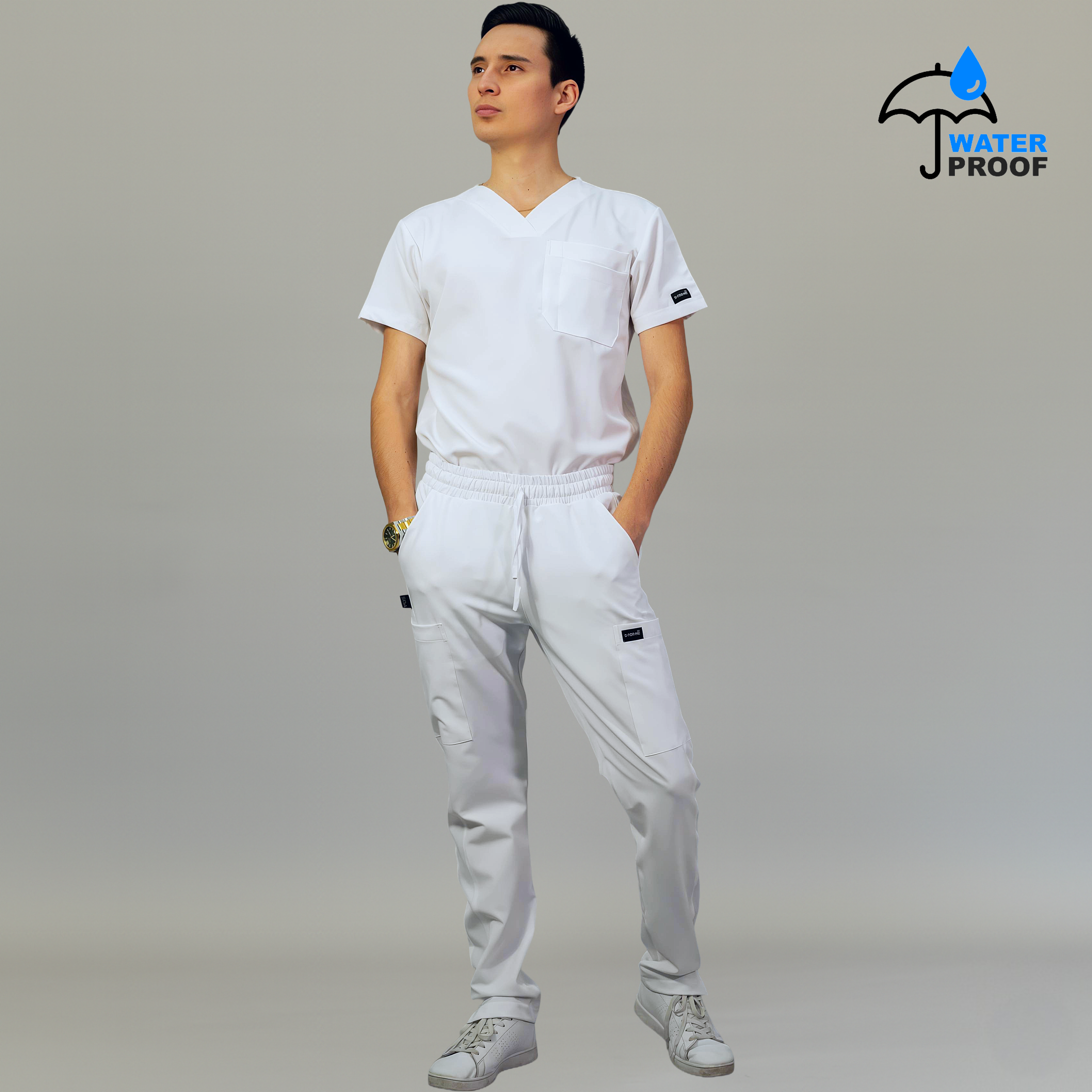 Conjunto Quirúrgico Hombre – Estilo 530 Blanco