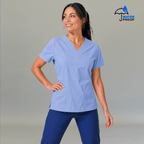 Filipina 502 Quirúrgica Mujer Azul Plumbago Antifluido FW