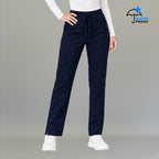 Pantalón 502 Pierna Amplia Quirúrgico Mujer Azul Marino Antifluido Relaxed
