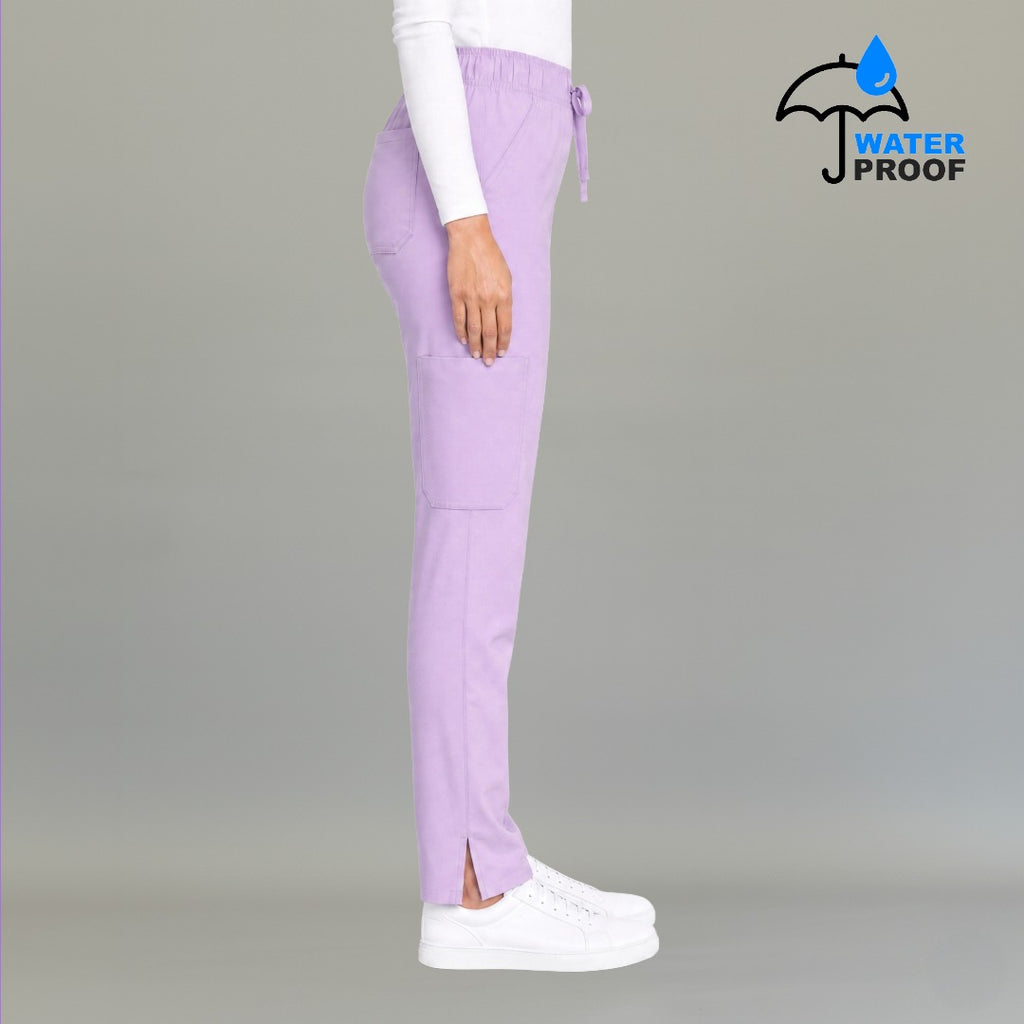 Pantalón 502  Pierna Amplia Quirúrgico Mujer Lila Antifluido Relaxed