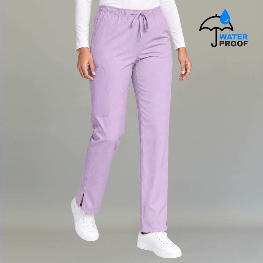 Pantalón 502  Pierna Amplia Quirúrgico Mujer Lila Antifluido Relaxed