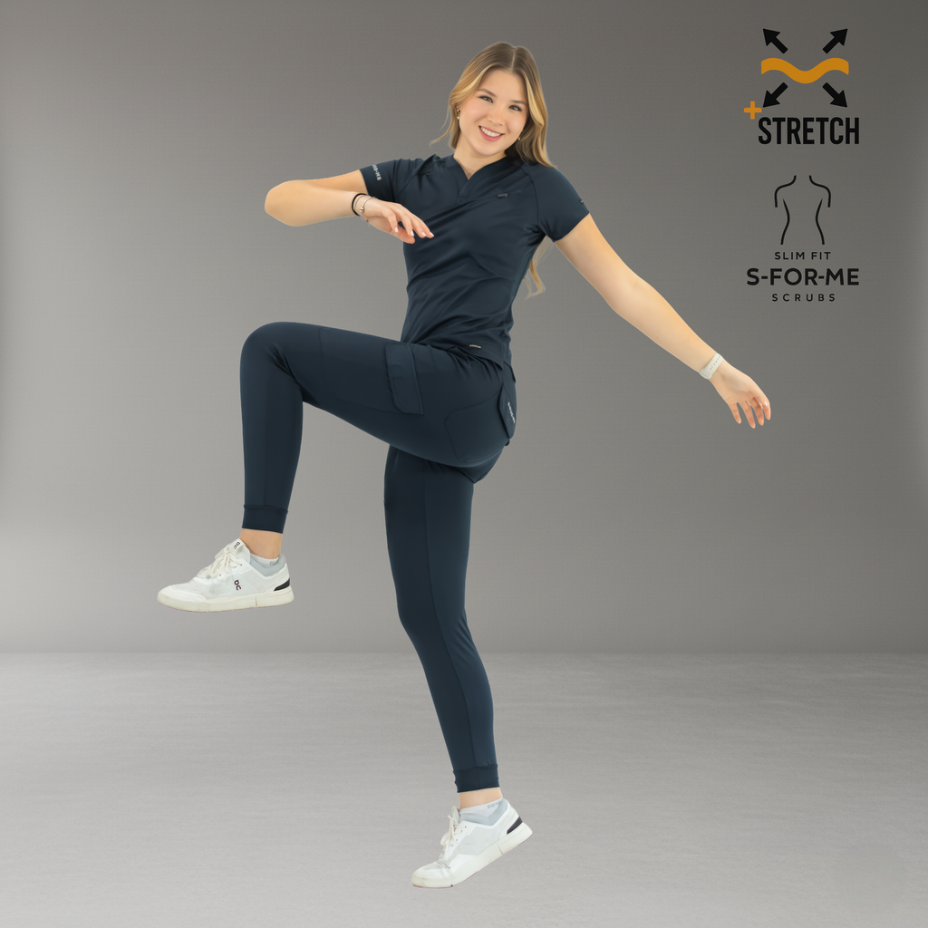 Conjunto Quirúrgico Mujer · Modelo 905 Super Stretch · Azul Marino