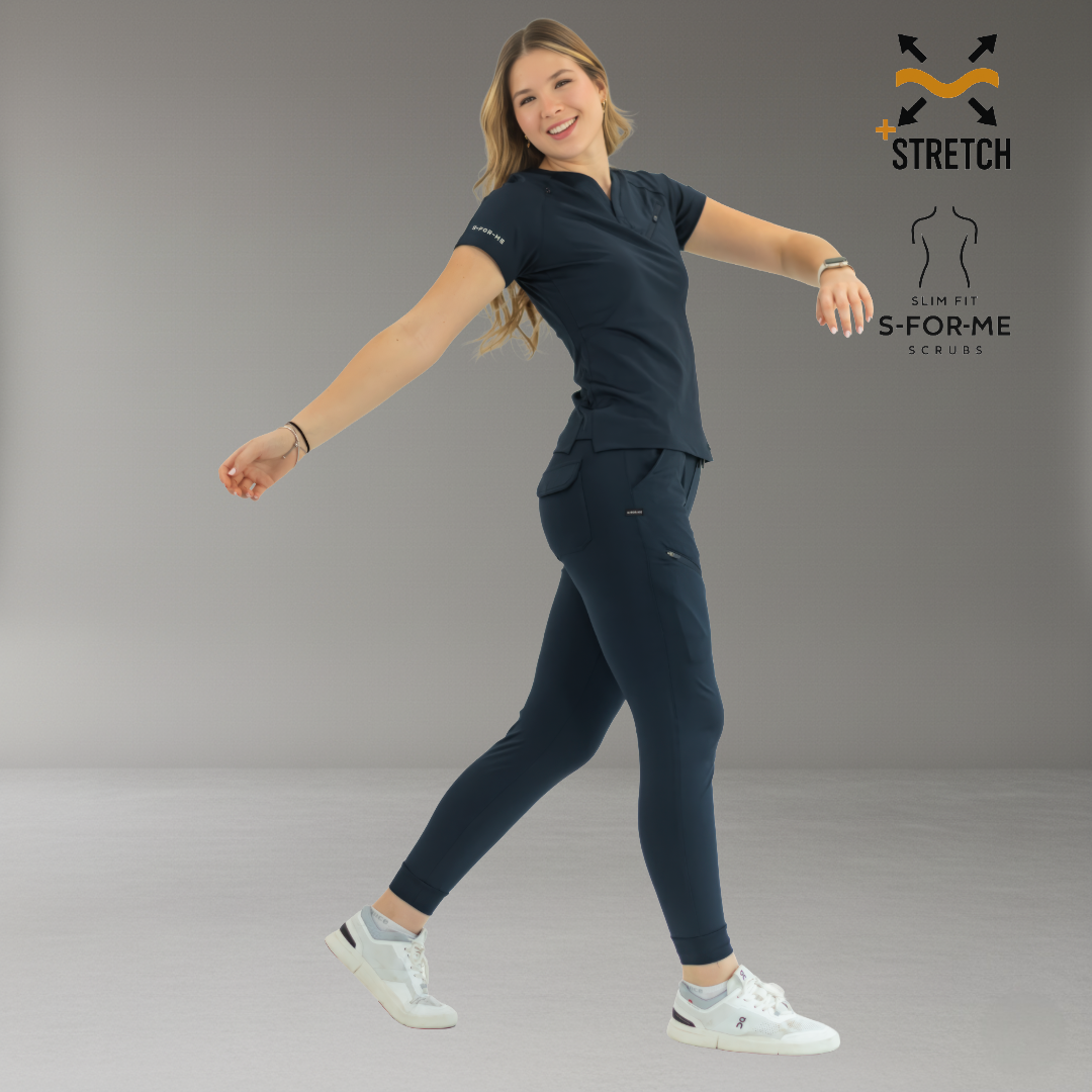 Conjunto Quirúrgico Mujer · Modelo 905 Super Stretch · Azul Marino