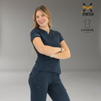 Filipina 905 mujer azul marino para clínica y hospital