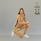 filipinas de enfermera color beige super stretch 