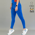 Jogger quirúrgico mujer azul rey 905 Super Stretch vista frontal