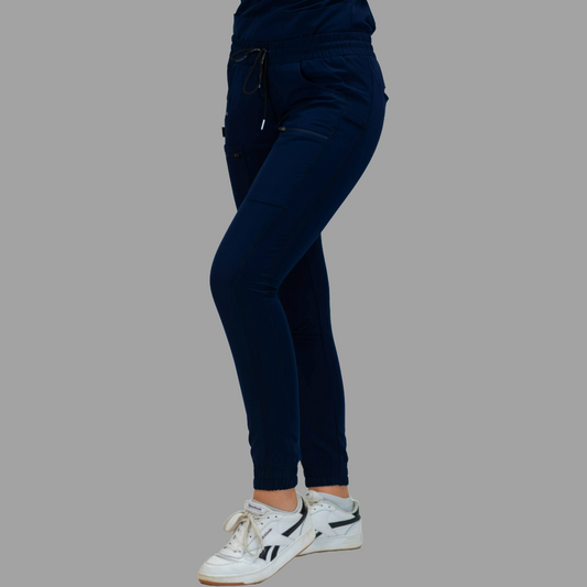 Jogger Quirúrgico Azul Marino Mujer Antifluido, Scrubs 300