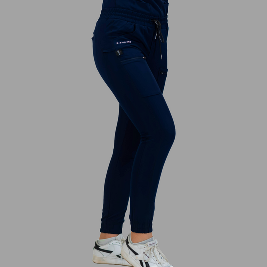 Jogger Quirúrgico Azul Marino Mujer Antifluido, Scrubs 300
