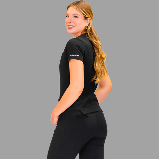 Filipina Quirúrgica Negra Mujer, Scrubs Antifluido Est. 300