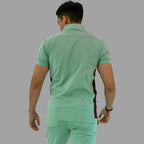 Men's Top 930 Brook Green - Maroon Super Stretch, Scrubs 930