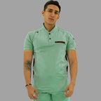 Men's Top 930 Brook Green - Maroon Super Stretch, Scrubs 930