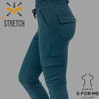 Jogger médico azul petróleo mujer Estilo 910 elasticidad 4 direcciones super stretch