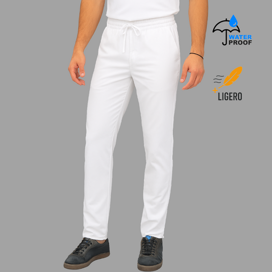 Pantalon Hombre 530 Quirúrgico Blanco Relaxe, Scrubs 530