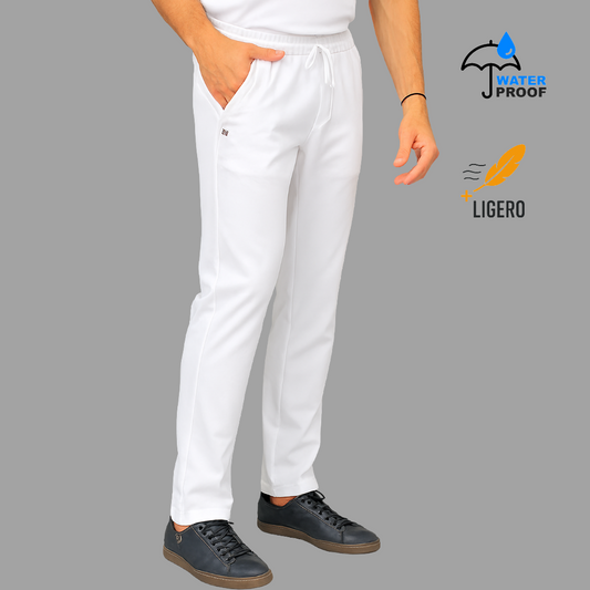 Pantalon Hombre 530 Quirúrgico Blanco Relaxe, Scrubs 530