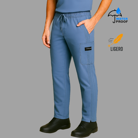 Pantalon Hombre 530 Quirúrgico Azul Plumbago Relaxed, Scrubs 530