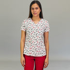 Filipina de Scrubs 600 Dama Estampado Paw/Huellas