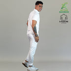 jogger bamboo hombre 510 blanco corte moderno Sandel Medica