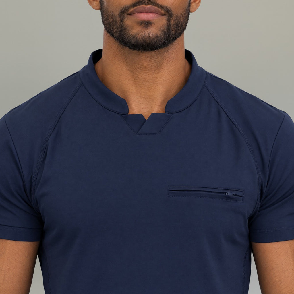 Filipina Quirúrgica Azul Marino Hombre Super Stretch 910