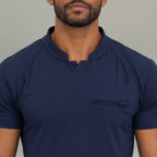 Filipina Quirúrgica Azul Marino Hombre Super Stretch 910