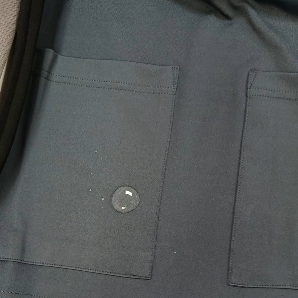 Filipina Quirúrgica Hombre 940 Gris Oxford con Vistas Negras Super Stretch — vista 3 de 4