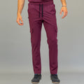 Pantalón Est. 910 Dobladillo Quirúrgico Hombre Vino Super Stretch, Scrubs 910