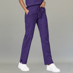 Pantalón 502 Pierna Amplia Quirúrgico Mujer Lavanda Profundo Antifluido Relaxed