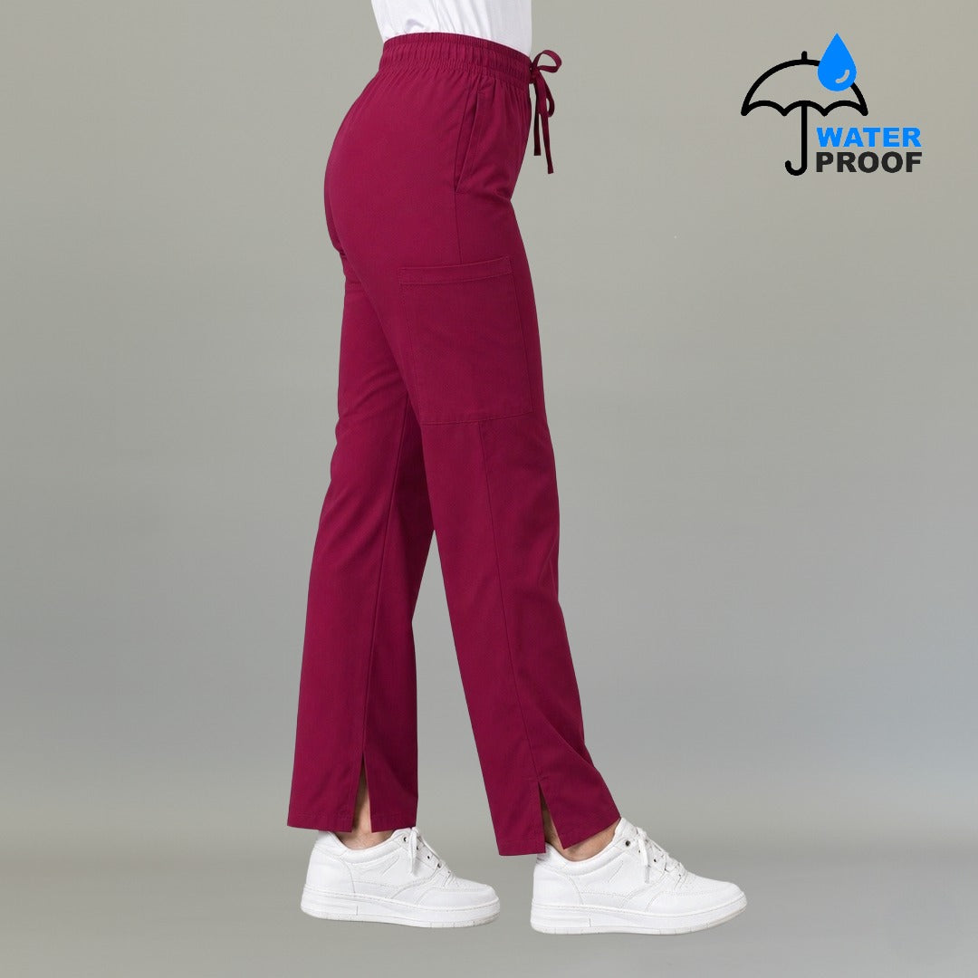 Pantalón 502 Pierna Amplia Quirúrgico Mujer Bugambilia Antifluido Relaxed