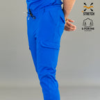 Jogger azul rey hombre para enfermero y médico