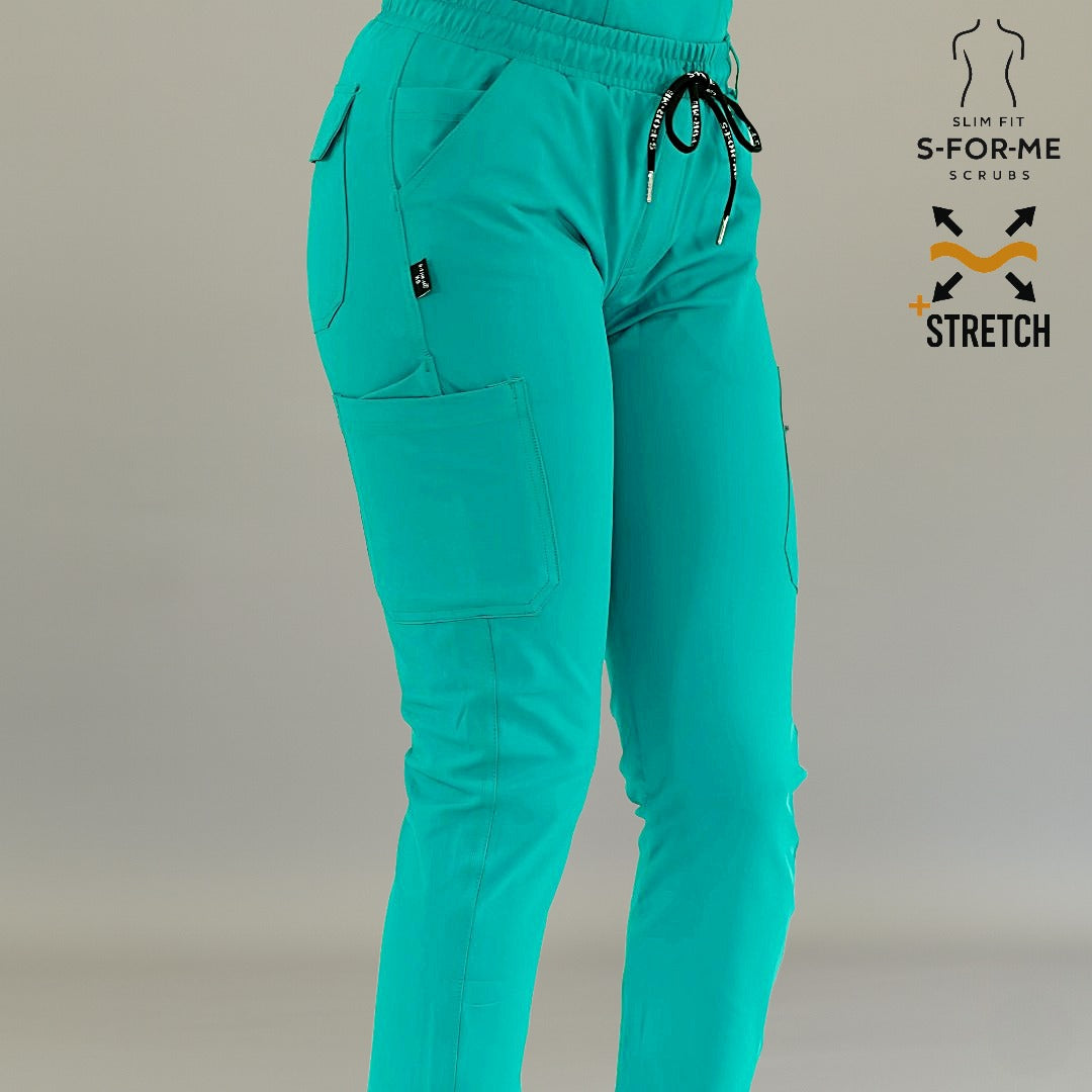 Pantalón Médico Quirúrgico para Mujer 930 Color Teal Superstretch