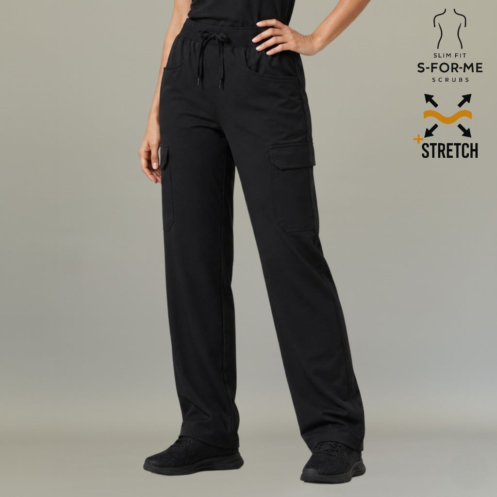 Pantalon Quirúrgico 940 Mujer Negro Super Stretch, Scrubs