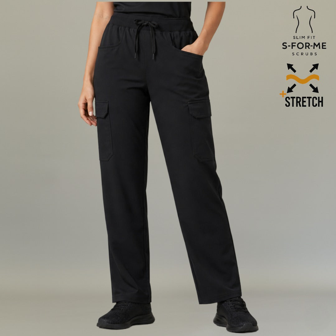 Pantalon Quirúrgico 940 Mujer Negro Super Stretch, Scrubs