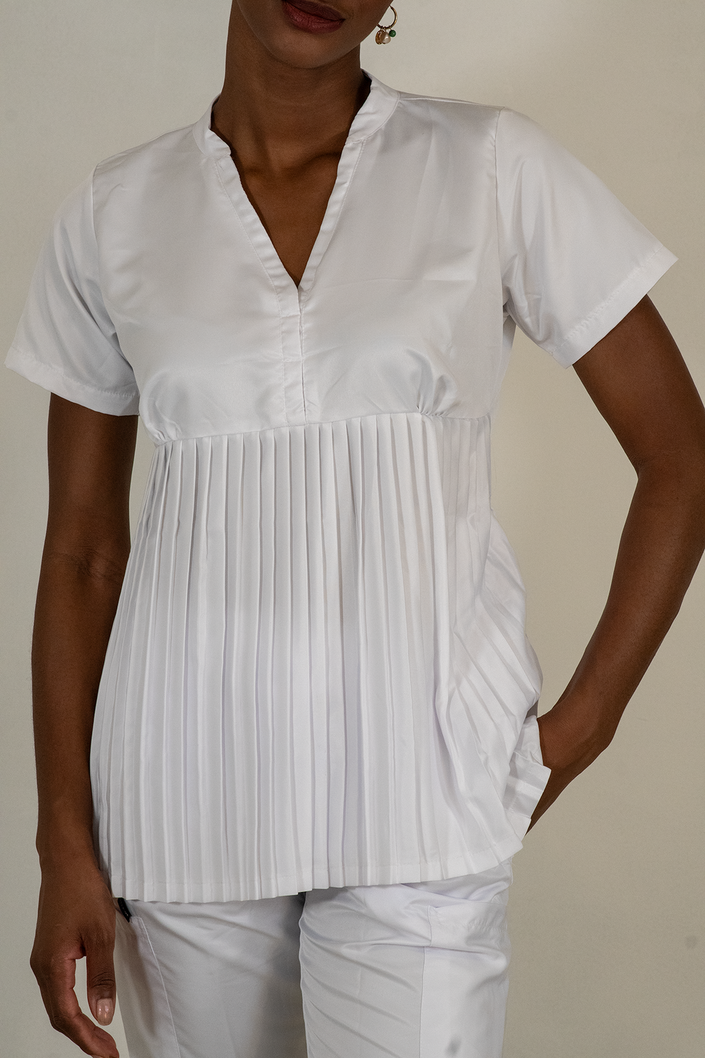 Filipina Clinica  Microfibra 705 Maternity Blanco Relajado unica