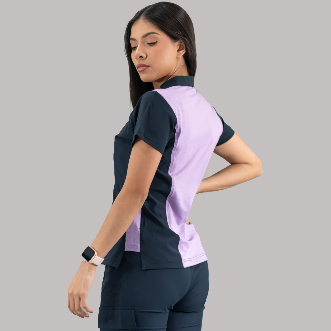 Filipina Quirúrgica Azul Mno/Lila Mujer, Scrubs 520