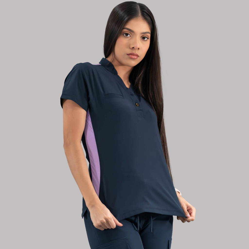 Filipina Quirúrgica Azul Mno/Lila Mujer, Scrubs 520