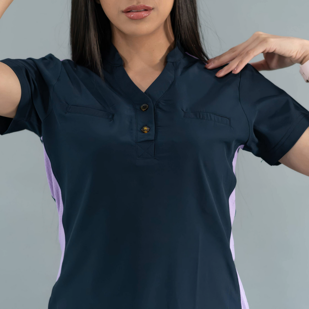 Filipina Quirúrgica Azul Mno/Lila Mujer, Scrubs 520