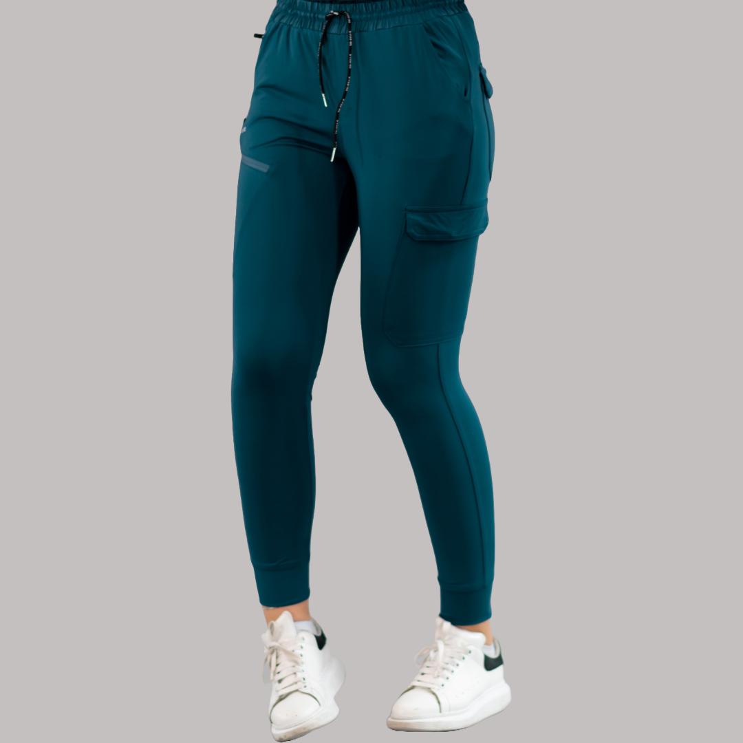 Jogger Unisex Quirúrgico Super Stretch Azul Caribe, Scrubs 905