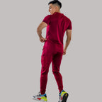 Pantalón Jogger Médico 901 Guinda Super Stretch para Hombre