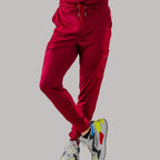 Pantalón Jogger Médico 901 Guinda Super Stretch para Hombre