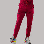 Pantalón Jogger Médico 901 Guinda Super Stretch para Hombre